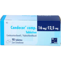 CANDECOR comp. 16 mg/12.5 mg Tabletten, 98 st, Bb Farma S.R.L.