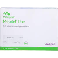 MEPITEL One Silikon Netzverband 7.5x10 cm, 10 st, MFG Handel GmbH