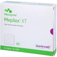 MEPILEX XT 5x5 cm Schaumverband, 5 st, MFG Handel GmbH