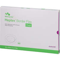 MEPILEX Border Flex Schaumverb.haft.oval 15x19 cm, 5 st, MFG Handel GmbH