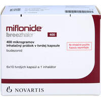 Miflonide Breezhaler 400 ug Hartkaps.m.Plv.z.Inh., 60 st, Emra-Med Arzneimittel GmbH
