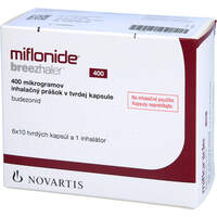 Miflonide Breezhaler 400 ug Hartkaps.m.Plv.z.Inh., 60 st, Emra-Med Arzneimittel GmbH