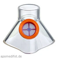 aponorm Inhalationsgerät Maske Silikon Gr.S orange, 1 Stück, Wepa Apothekenbedarf GmbH & Co. KG