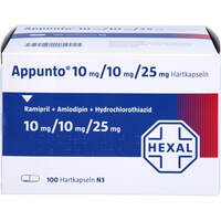 Appunto 10 mg/10 mg/25 mg Hartkapseln, 100 st, HEXAL AG