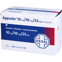 Appunto 10 mg/10 mg/25 mg Hartkapseln, 100 st, HEXAL AG