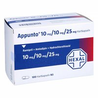 Appunto 10 mg/10 mg/25 mg Hartkapseln, 100 st, HEXAL AG