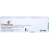 Gardasil Inj.-Sus.i.e.Fertigspr.ohne Kanülenschutz, 0.5 ml, Eurimpharm Arzneimittel GmbH