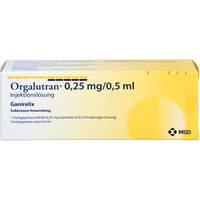 Orgalutran 0.25 mg/0.5 ml Inj.-Lsg.i.e.Fertigspr., 1x5 Stk., CC Pharma GmbH