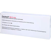 Ferrlecit 62.5 mg Ampullen, 6x5 ml, 2care4 Aps