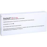 Ferrlecit 62.5 mg Ampullen, 6x5 ml, 2care4 Aps