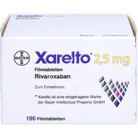 Xarelto 2.5 mg Filmtabletten, 1x196 st, kohlpharma GmbH