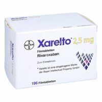 Xarelto 2.5 mg Filmtabletten, 1x196 st, kohlpharma GmbH