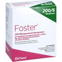 FOSTER 200/6 ug 120 Hub Dosieraerosol, 2 Stk., Abacus Medicine A/S