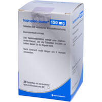 bupropion-biomo 150mg Tabl.m.verä.Wirkstofffreise., 30 Stk., Biomo Pharma GmbH