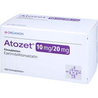 ATOZET 10 mg/20 mg Filmtabletten, 100 st, Orifarm GmbH