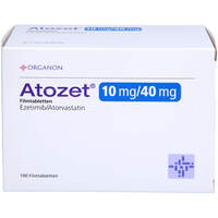 ATOZET 10 mg/40 mg Filmtabletten, 100 st, Orifarm GmbH