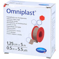 OMNIPLAST Fixierpflaster Textilgew.1.25 cmx5 m, 1 Stk., 1001 Artikel Medical GmbH