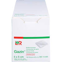 GAZIN Mullkomp.5x5 cm steril 12fach, 20x5 st, 1001 Artikel Medical GmbH