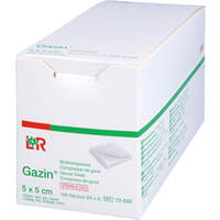 GAZIN Mullkomp.5x5 cm steril 12fach, 20x5 st, 1001 Artikel Medical GmbH
