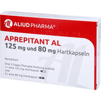 Aprepitant AL 125 mg und 80 mg Hartkapseln, 3 st, Aliud Pharma GmbH