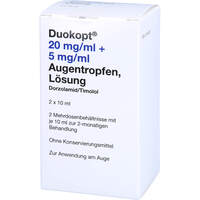 Duokopt 20 mg/ml + 5 mg/ml Augentropfen, 2x10 ml, 2care4 Aps