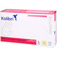 Kolibri Sensitive UH wei&szlig; puderfrei Latex L, 100 st, Igefa Handelsgesellschaft Mbh&Co. KG