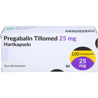 Pregabalin Tillomed 25 mg Hartkapseln, 100 st, Tillomed Pharma GmbH