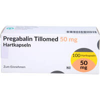 Pregabalin Tillomed 50 mg Hartkapseln, 100 st, Tillomed Pharma GmbH
