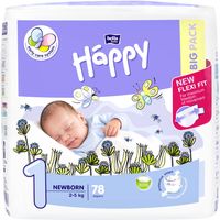 bella baby Happy Windeln Gr1 Newborn 2-5kg BIG PA, 78 Stk., Tzmo Deutschland GmbH