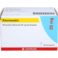 Atomoxetin Glenmark 25 mg Hartkapseln, 56 st, Glenmark Arzneimittel GmbH