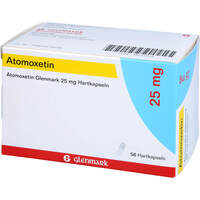 Atomoxetin Glenmark 25 mg Hartkapseln, 56 st, Glenmark Arzneimittel GmbH