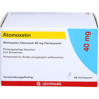 Atomoxetin Glenmark 40 mg Hartkapseln, 56 st, Glenmark Arzneimittel GmbH