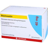 Atomoxetin Glenmark 40 mg Hartkapseln, 56 st, Glenmark Arzneimittel GmbH