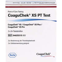 COAGUCHEK XS PT TEST, 2x24 st, ApoHomeCare GmbH