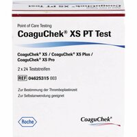 COAGUCHEK XS PT TEST, 2x24 st, ApoHomeCare GmbH