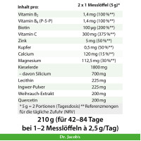 Dr. Jacob's DarmHIT Kieselerde Weihrauch Quercetin Kurkuma, 210 g, Dr. Jacob's Medical GmbH