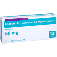 Lacosamid - 1 A Pharma 50 mg Filmtabletten, 56 Stk., 1 A Pharma GmbH