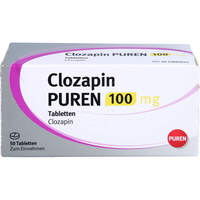Clozapin PUREN 100 mg Tabletten, 50 Stk., PUREN Pharma GmbH & Co. KG
