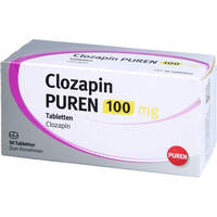 Clozapin PUREN 100 mg Tabletten, 50 Stk., PUREN Pharma GmbH & Co. KG