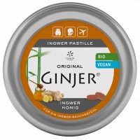 Ingwer GINJER Pastille Honig, 40 Gramm, Hager Pharma GmbH
