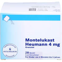 Montelukast Heumann 4 mg Granulat, 28 st, Heumann Pharma GmbH & Co. Generica KG