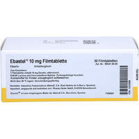EBASTEL10 mg Filmtabletten, 50 st, Pharma Gerke Arzneimittelvertriebs GmbH