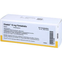 EBASTEL10 mg Filmtabletten, 50 st, Pharma Gerke Arzneimittelvertriebs GmbH