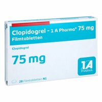 Clopidogrel - 1 A Pharma 75 mg Filmtabletten, 28 Stk., 1 A Pharma GmbH