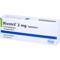 Rivotril 2 mg Tabletten, 50 Stk., Orifarm GmbH