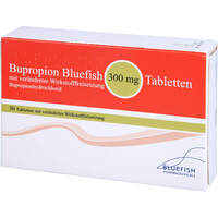 Bupropion Bluefish 300 mg Tab.m.ver&auml;nd.Wst.-Frs., 30 Stk., Bluefish Pharma GmbH