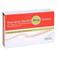 Bupropion Bluefish 300 mg Tab.m.ver&auml;nd.Wst.-Frs., 30 Stk., Bluefish Pharma GmbH