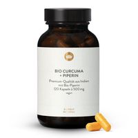 BIO KURKUMA+Piperin Kapseln, 120 st, Sunday Natural Products GmbH