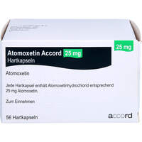 Atomoxetin Accord 25 mg Hartkapseln, 56 st, Accord Healthcare GmbH