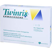 Twinrix Erwachsene Impfdosis Inj.i.e.Fertig., 10x1 st, Orifarm GmbH